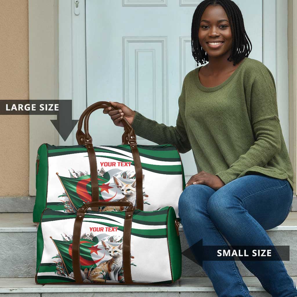 Algeria Fennec Fox Personalized Travel Bag with Algerian Culture and Nature