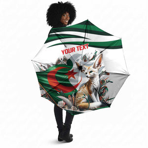 Algeria Fennec Fox Personalized Umbrella with Algerian Culture and Nature