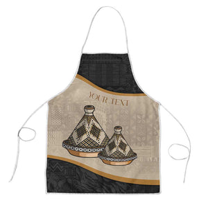 Algeria Tajine Dish Personalized Apron with African Tribal Pattern