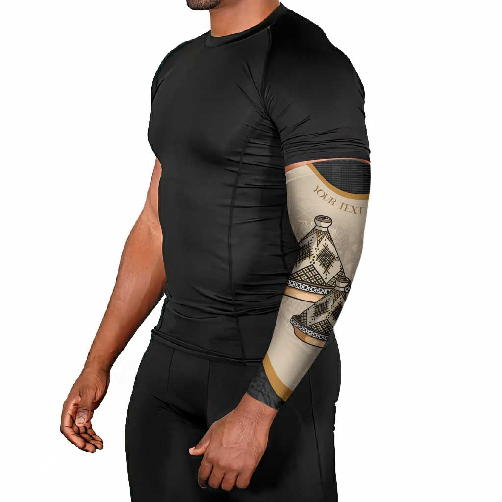 Algeria Tajine Dish Personalized Arm Sleeves with African Tribal Pattern