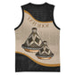 Algeria Tajine Dish Personalized Basketball Jersey with African Tribal Pattern - African Pride