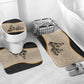 Algeria Tajine Dish Personalized Bathroom Set with African Tribal Pattern