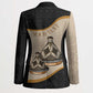 Algeria Tajine Dish Personalized Blazer with African Tribal Pattern