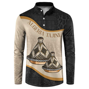 Algeria Tajine Dish Personalized Button Sweatshirt with African Tribal Pattern