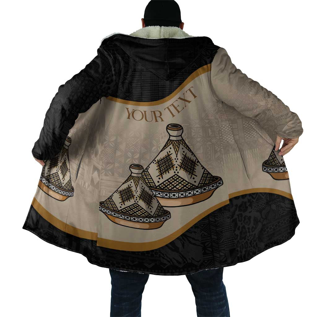 Algeria Tajine Dish Personalized Cloak with African Tribal Pattern