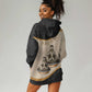Algeria Tajine Dish Personalized Hoodie Dress with African Tribal Pattern