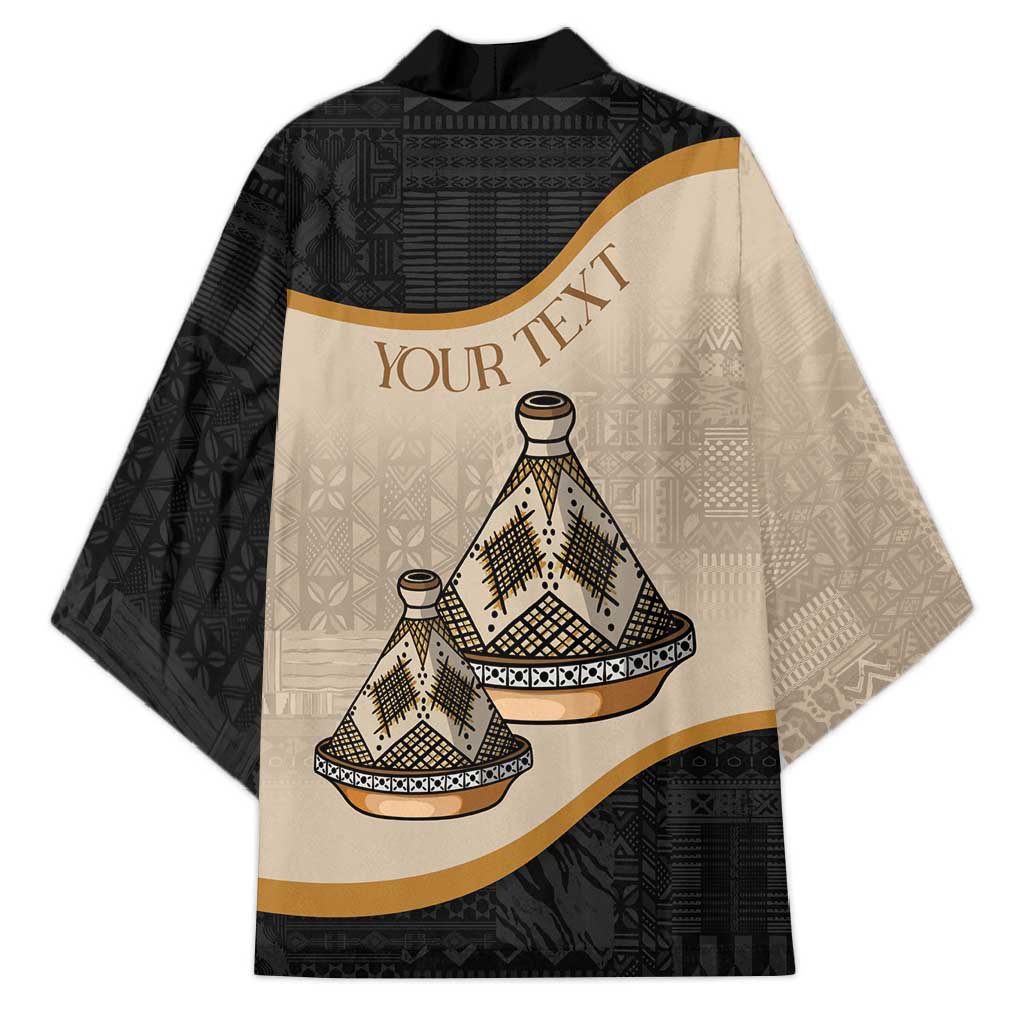 Algeria Tajine Dish Personalized Kimono with African Tribal Pattern