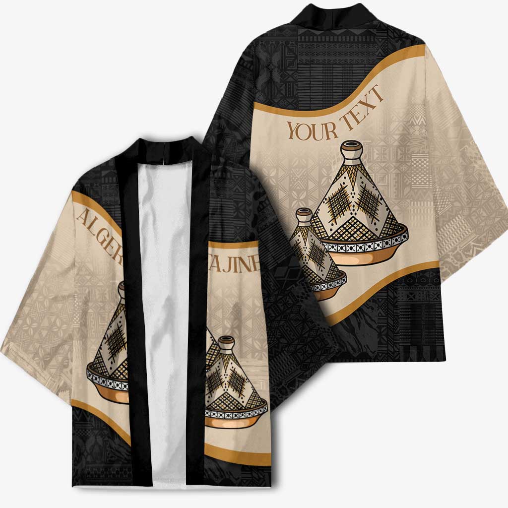 Algeria Tajine Dish Personalized Kimono with African Tribal Pattern