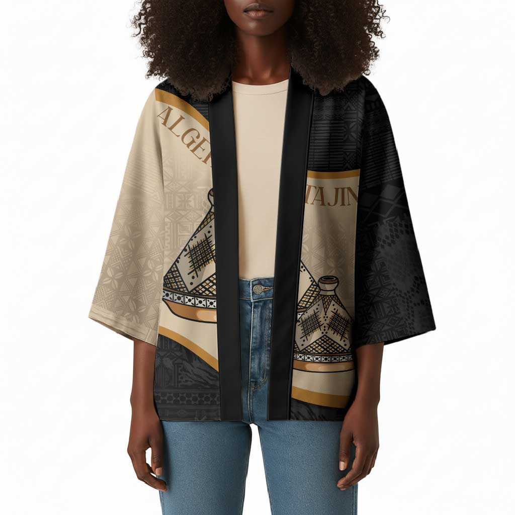Algeria Tajine Dish Personalized Kimono with African Tribal Pattern