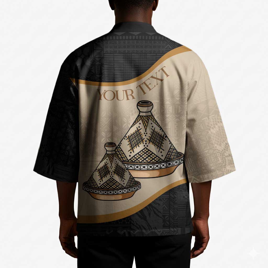 Algeria Tajine Dish Personalized Kimono with African Tribal Pattern