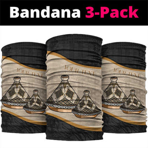 Algeria Tajine Dish Personalized Neck Gaiter African Tribal Pattern LT9