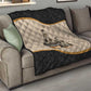 Algeria Tajine Dish Personalized Quilt with African Tribal Pattern