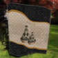 Algeria Tajine Dish Personalized Quilt with African Tribal Pattern
