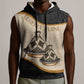 Algeria Tajine Dish Personalized Sleeveless Hoodie with African Tribal Pattern - African Pride