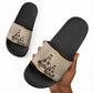 Algeria Tajine Dish Personalized Slide Sandals with African Tribal Pattern