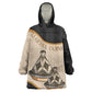 Algeria Tajine Dish Personalized Wearable Blanket Hoodie with African Tribal Pattern