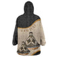 Algeria Tajine Dish Personalized Wearable Blanket Hoodie with African Tribal Pattern