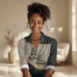 Algeria Tajine Dish Personalized Women Casual Shirt with African Tribal Pattern LT9