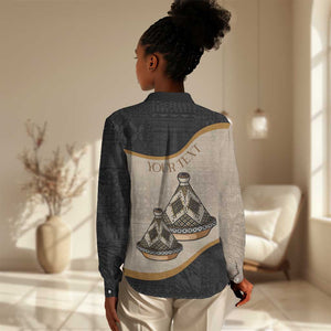 Algeria Tajine Dish Personalized Women Casual Shirt with African Tribal Pattern LT9