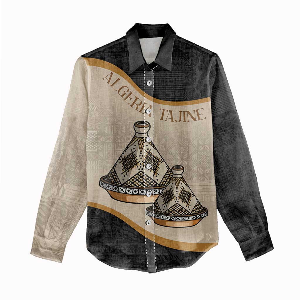Algeria Tajine Dish Personalized Women Casual Shirt with African Tribal Pattern LT9
