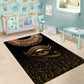 Egypt Eyes Of Horus Area Rug with Egyptian Hieroglyphs