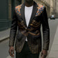 Egypt Eyes Of Horus Blazer with Egyptian Hieroglyphs