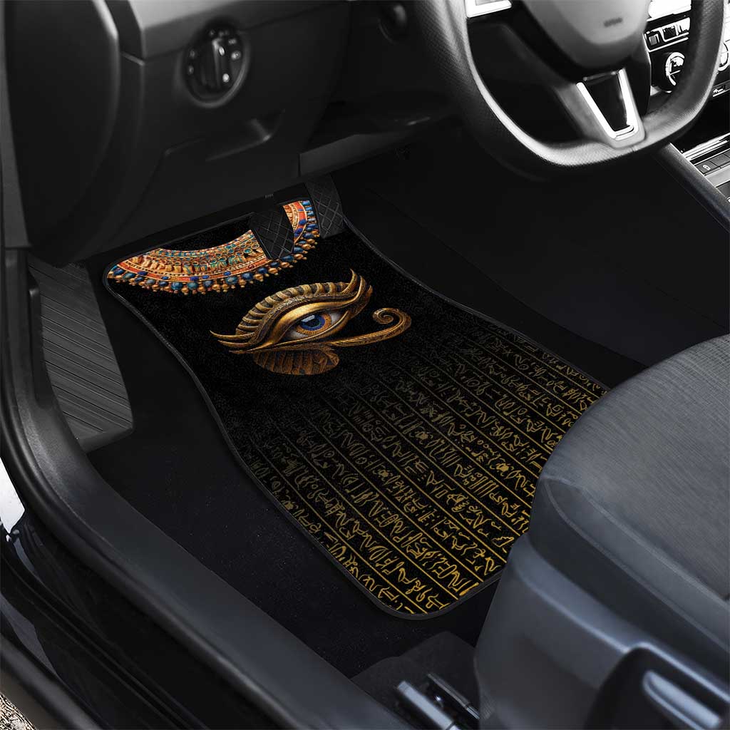 Egypt Eyes Of Horus Car Mats with Egyptian Hieroglyphs