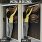 Egypt Eyes Of Horus Door Cover with Egyptian Hieroglyphs
