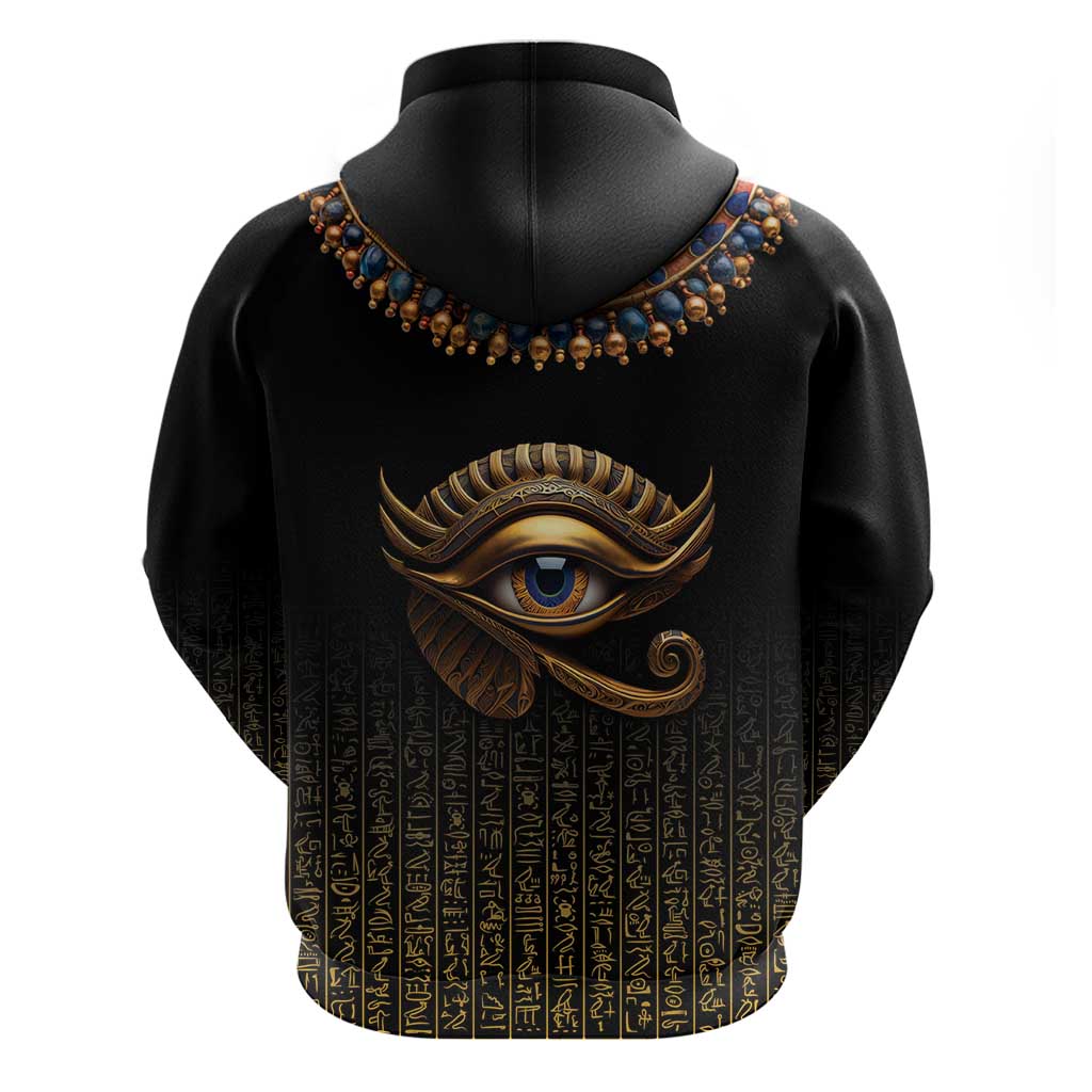 Egypt Eyes Of Horus Hoodie with Egyptian Hieroglyphs