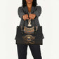 Egypt Eyes Of Horus Leather Bag with Egyptian Hieroglyphs