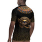 Egypt Eyes Of Horus Rugby Jersey with Egyptian Hieroglyphs