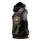 Egypt Eyes Of Horus Sleeveless Hoodie with Egyptian Hieroglyphs - African Pride