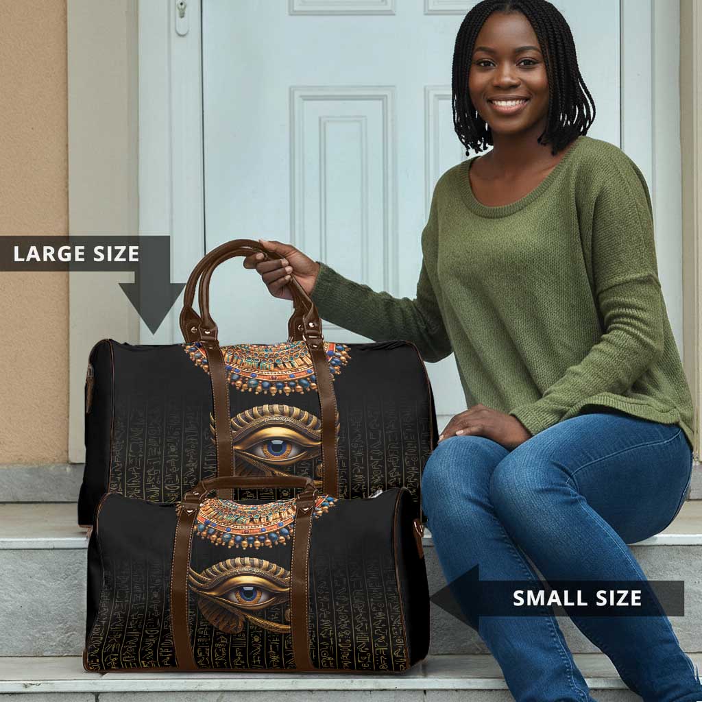 Egypt Eyes Of Horus Travel Bag with Egyptian Hieroglyphs
