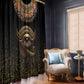 Egypt Eyes Of Horus Window Curtain with Egyptian Hieroglyphs