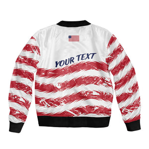 Personalized Liberia Lone Star Flag Bomber Jacket