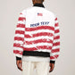 Personalized Liberia Lone Star Flag Bomber Jacket