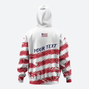 Personalized Liberia Lone Star Flag Hoodie