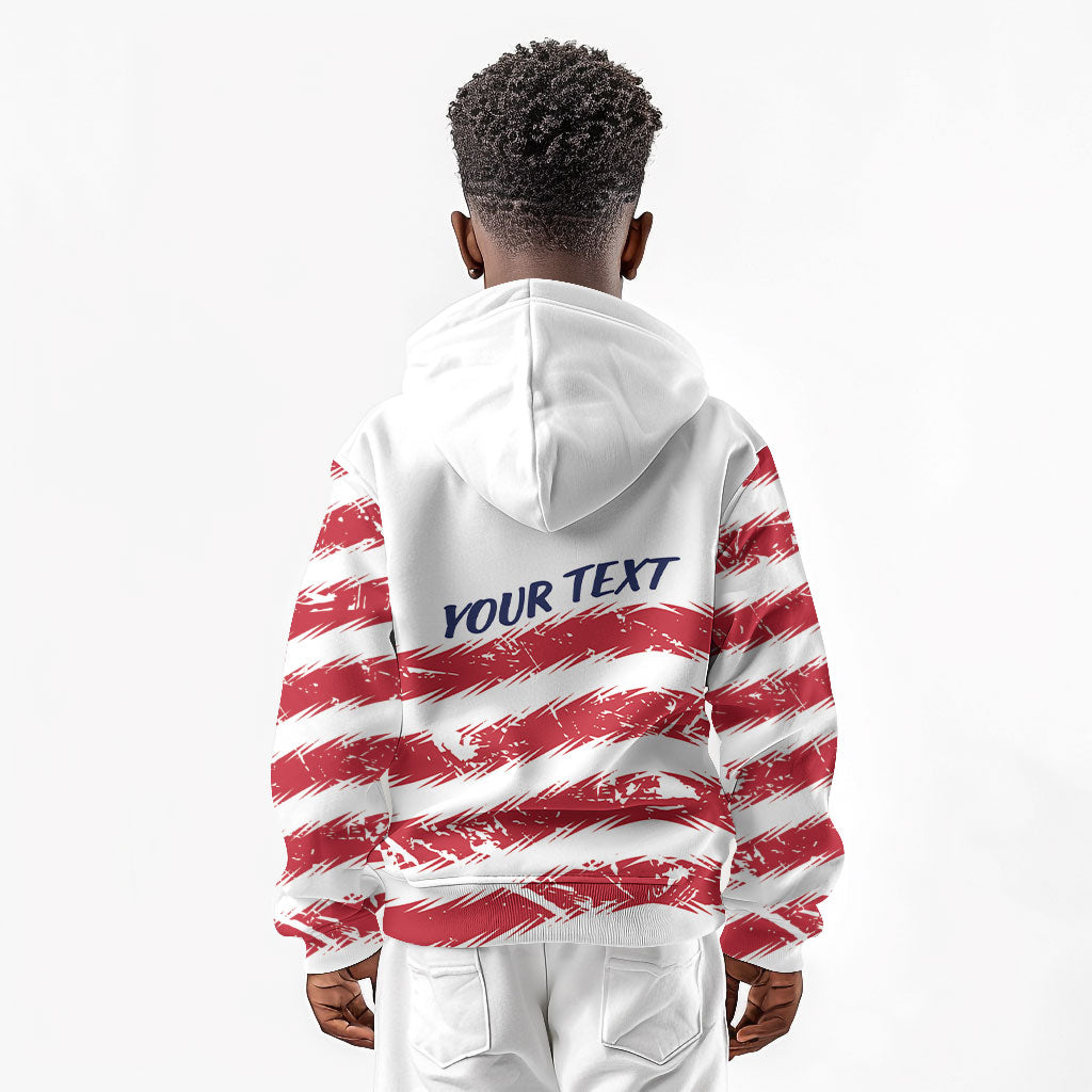 Personalized Liberia Lone Star Flag Kid Hoodie