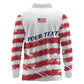 Personalized Liberia Lone Star Flag Long Sleeve Polo Shirt