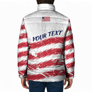 Personalized Liberia Lone Star Flag Padded Jacket