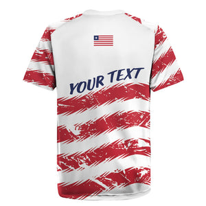 Personalized Liberia Lone Star Flag Rugby Jersey