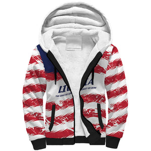 Personalized Liberia Lone Star Flag Sherpa Hoodie