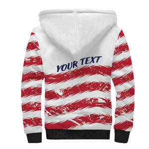Personalized Liberia Lone Star Flag Sherpa Hoodie