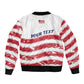 Personalized Liberia Lone Star Flag Sleeve Zip Bomber Jacket