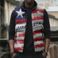 Personalized Liberia Lone Star Flag Sleeveless Puffer Jacket
