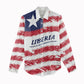 Personalized Liberia Lone Star Flag Women Casual Shirt