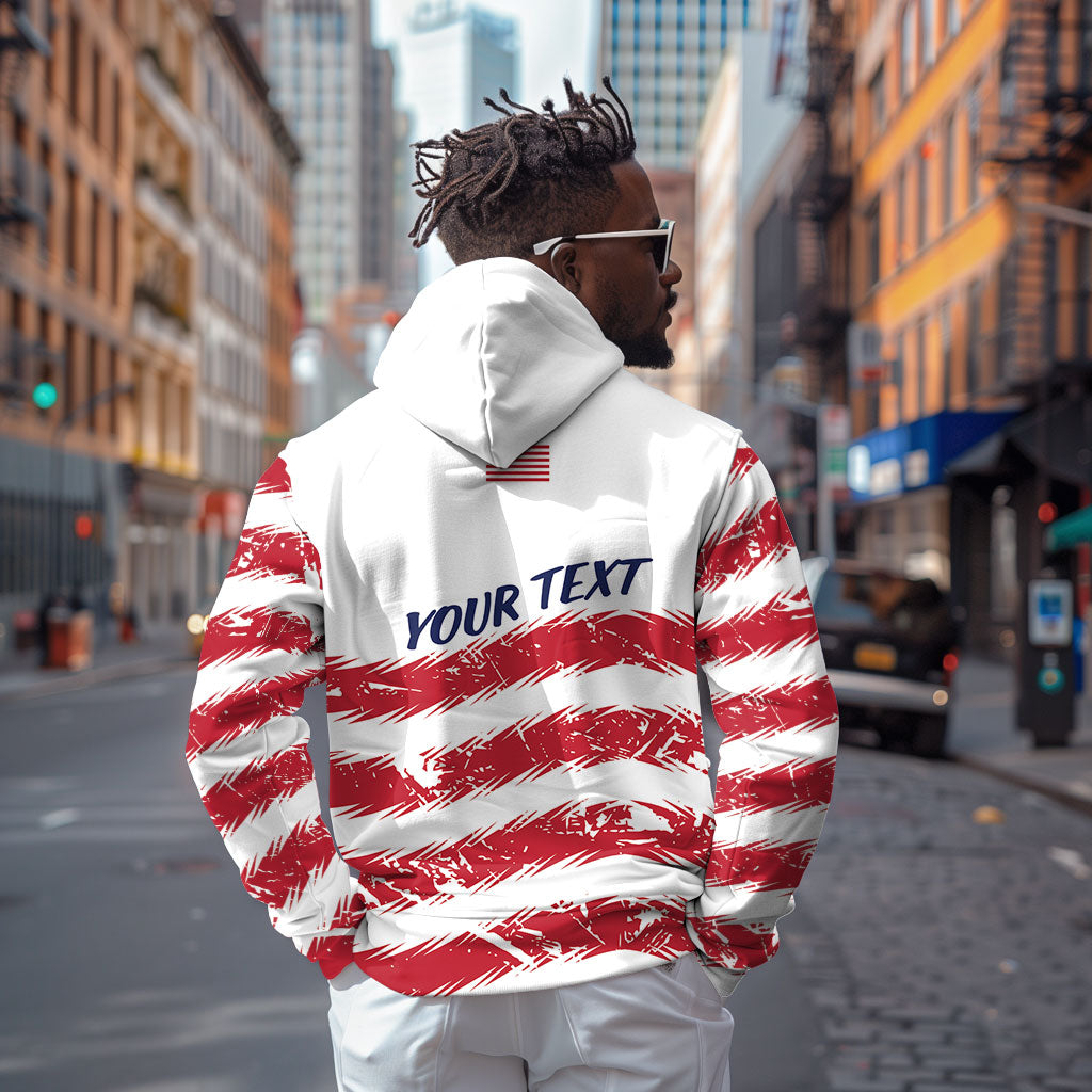 Personalized Liberia Lone Star Flag Zip Hoodie