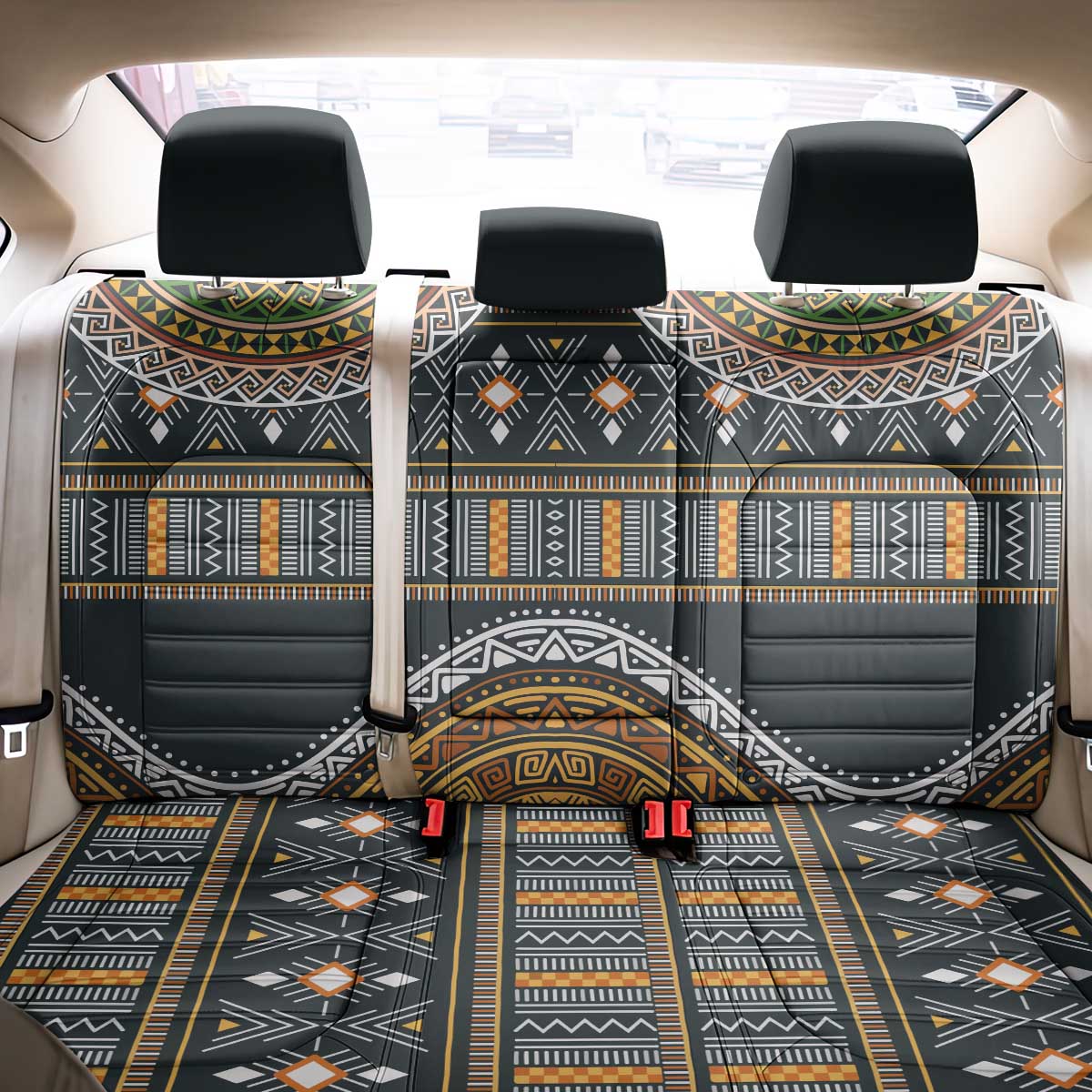 Afro Ethnic Native Pattern Back Car Seat Cover