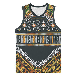 Afro Ethnic Native Pattern Basketball Jersey - African Pride