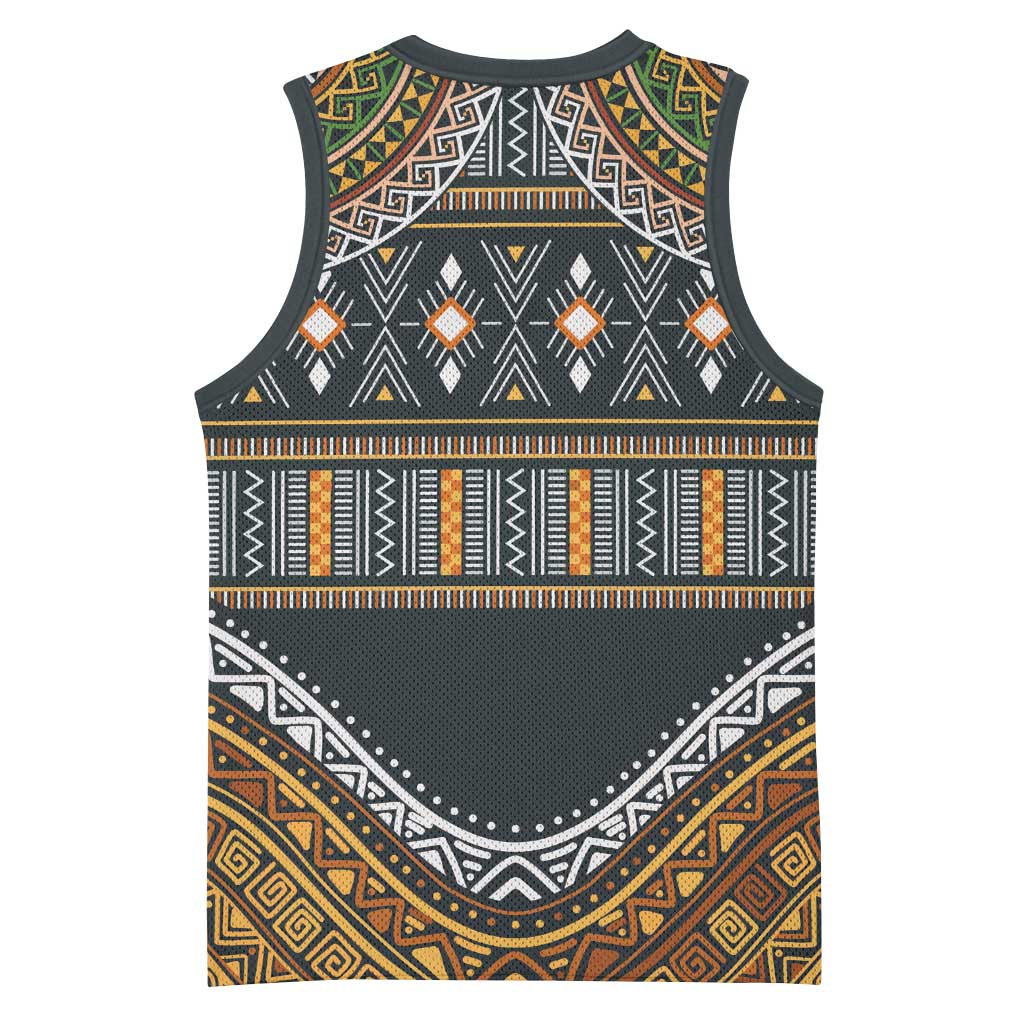 Afro Ethnic Native Pattern Basketball Jersey - African Pride